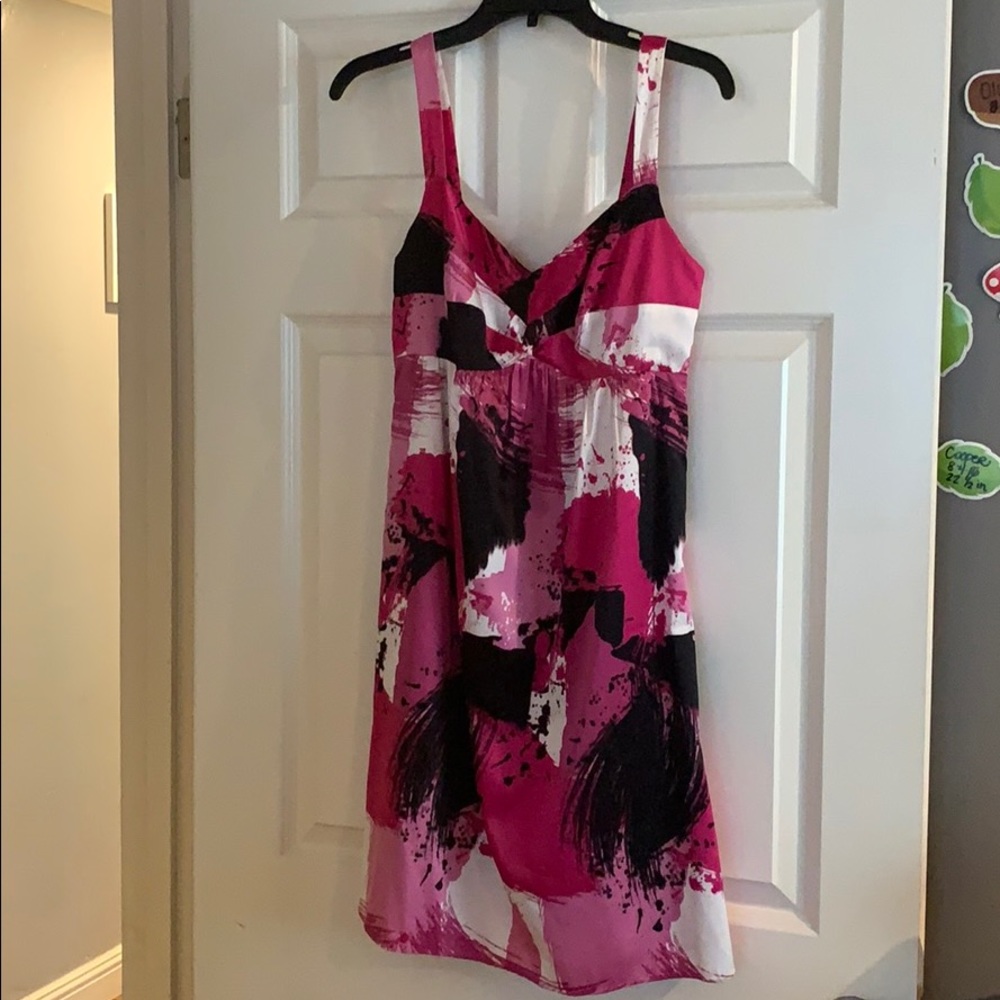 Beautiful pink and black dress